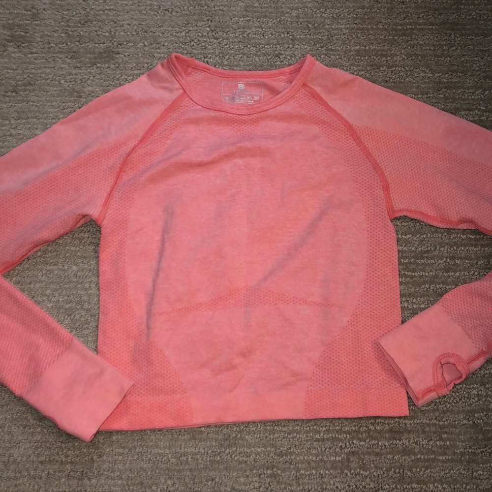 Gymshark seamless DUPE crop long sleeve